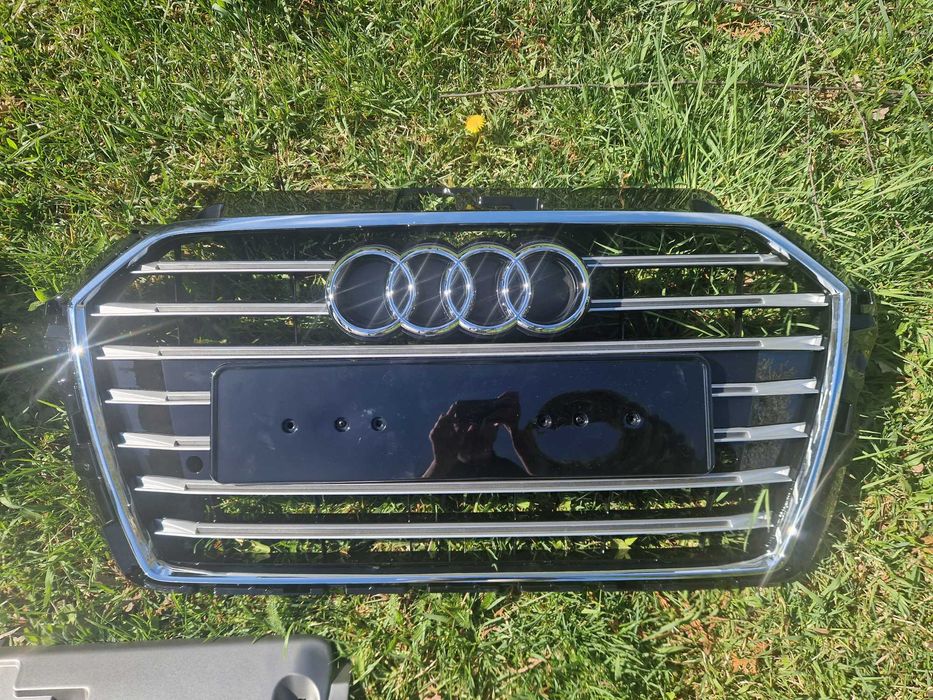 Решетка радиатора в стиле S-Line на Audi A3 8V 2016-2020г ауди а3