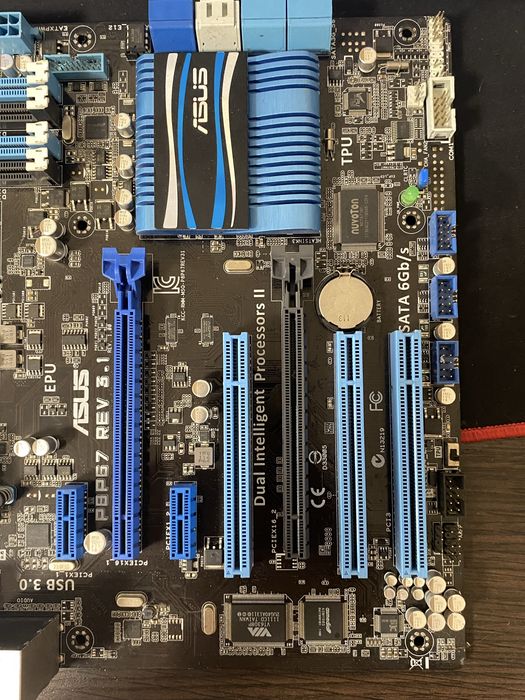 intel 7 2600k+ ASUS P8P67 REV 3.1