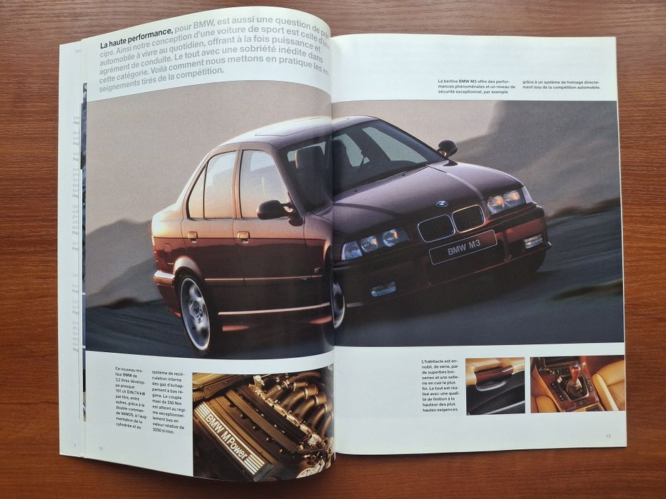 Рекламні брошури BMW E36