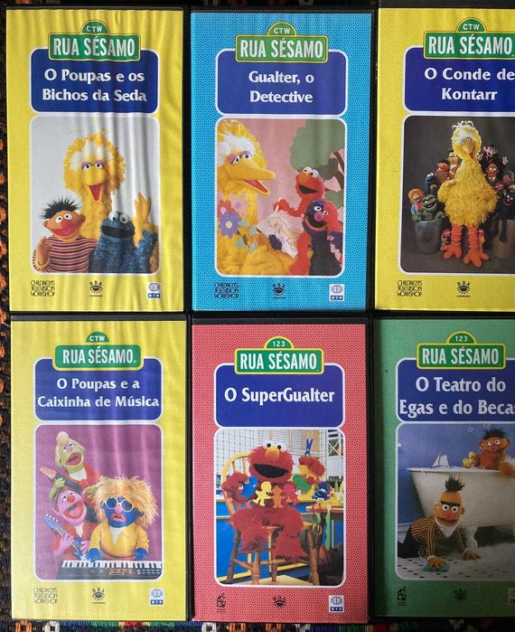 [VHS] Rua Sésamo (números e títulos na descrição)