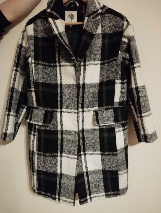 Płaszcz w kratę M