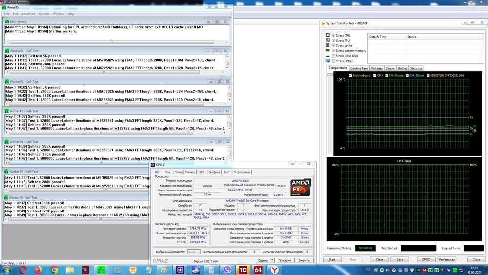 Процессор FX-6300 3,5-4,1 GHz 95Вт Сокет AM3+