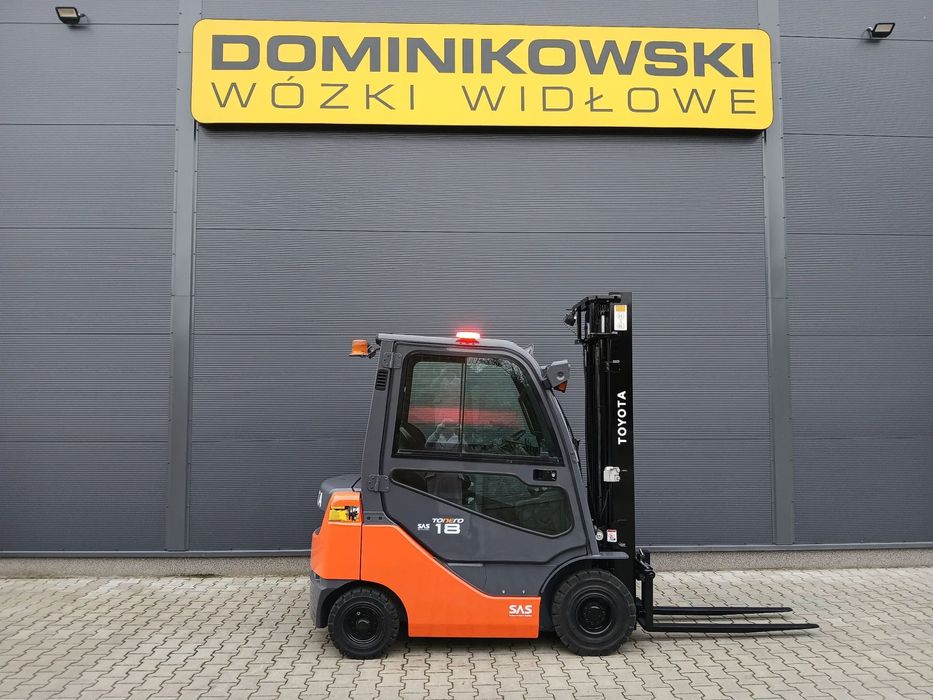 Toyota 02-8FDF18  wózek widłowy 2019R. DIESEL duplex kabina WYNAJEM SPRZEDAŻ SERWIS