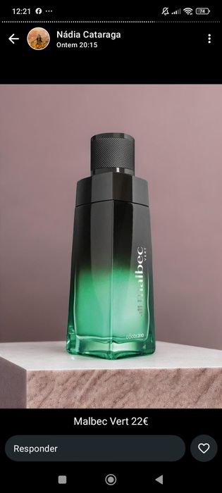 Perfume masculino Malbec