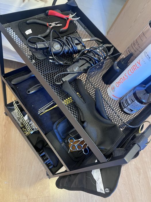 Material extensoes de cabelo