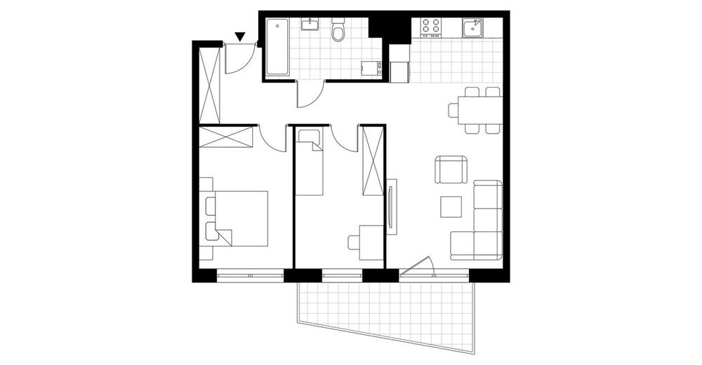 3-pokojowe mieszkanie 59m2 + balkon