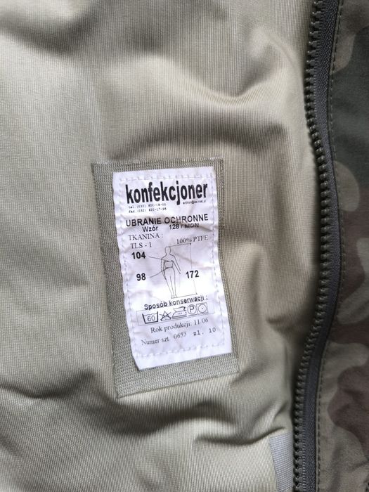 Gore-tex 128/mon 172/104/98 kurtka spodnie