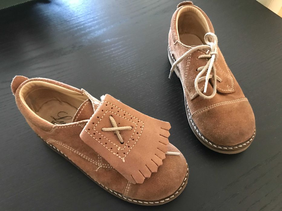 Sapatos carneira de criança
