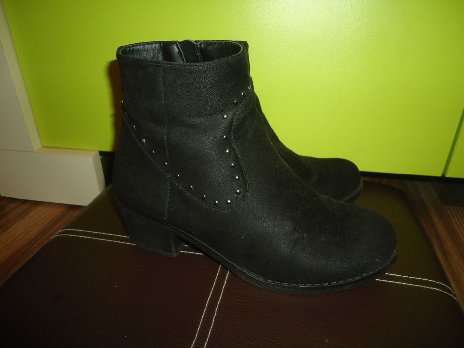 Jenny Fairy Czarne Buty Botki Damskie Rozmiar 36