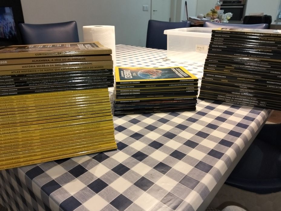Revistas national geographic livros
