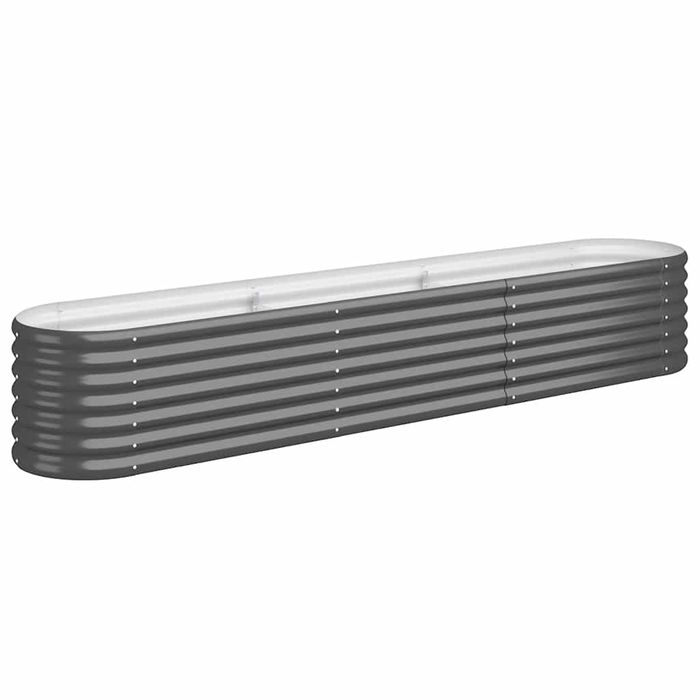Podwyższona grządka vidaXL 224x40x36 cm stal antracyt
