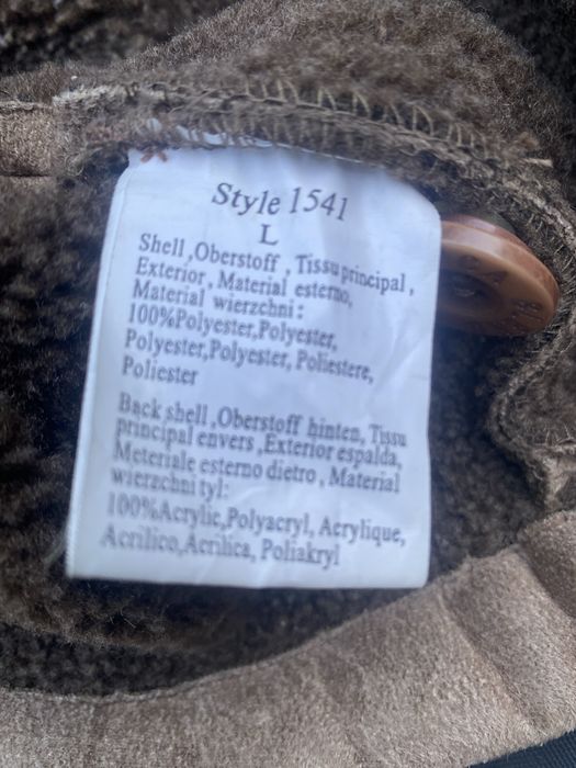 Męski kożuch sztuczny