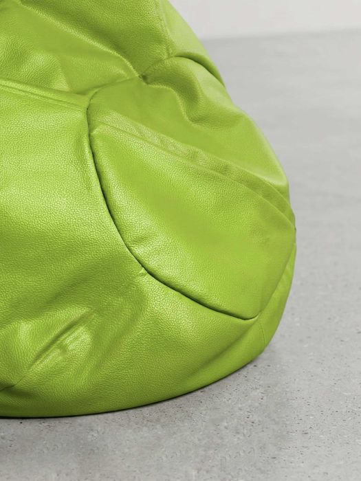 Puf Verde Limão da Conforama 80 cm x 80 cm x 35 cm