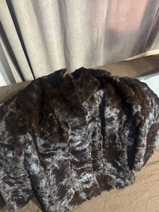 Норковая шуба размер L