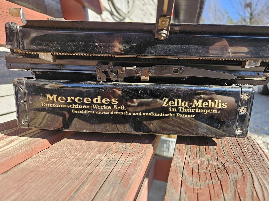Maszyna do pisania Mercedes Superba Super Stan 1928r