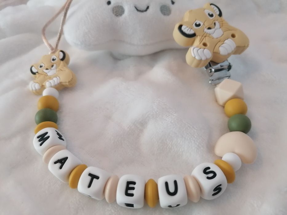 Prendedores de chucha, mordedores personalizados em silicone alimentar