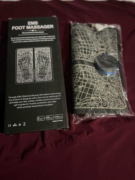 Масажний електричний килимок для ніг,Акупунктурний масажер ступні