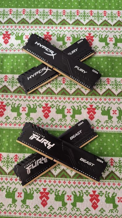 Pamięć RAM FURY DDR4 2666mhz CL16 4x8gb(32GB) XMP DUAL CHANNEL