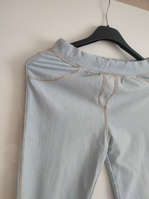 Legginsy jeansowe jegginsy dla dziewczynki