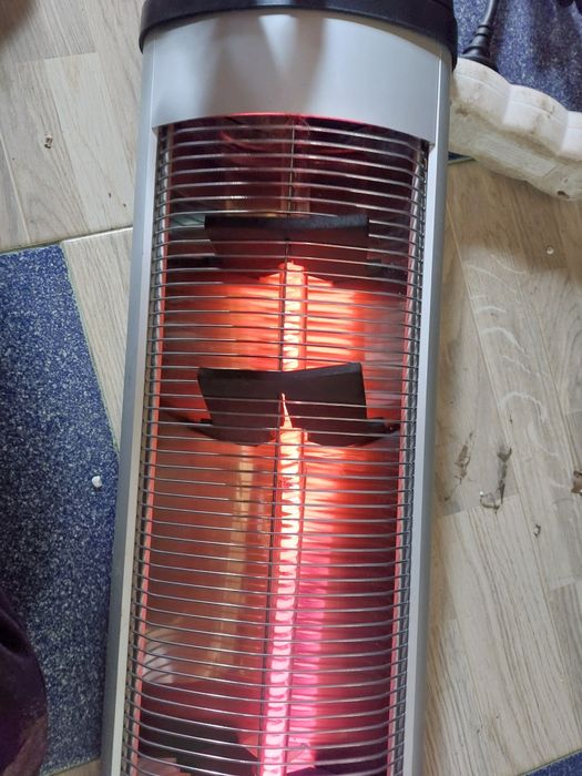 Rising Sun 2500W Promiennik Podczerwieni Srebrny
