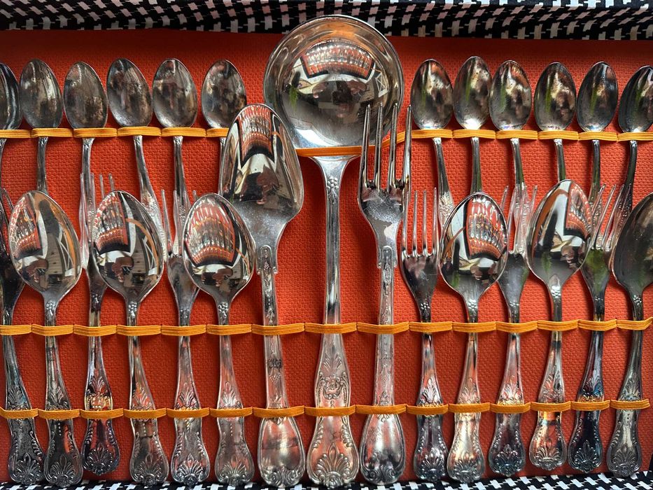 Sztućce włoskie posrebrzane A800 Krotoszyn • OLX.pl