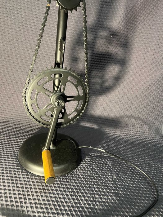 Kaspa BIKE Lampa stołowa/biurkowa industrialna techniczna rower