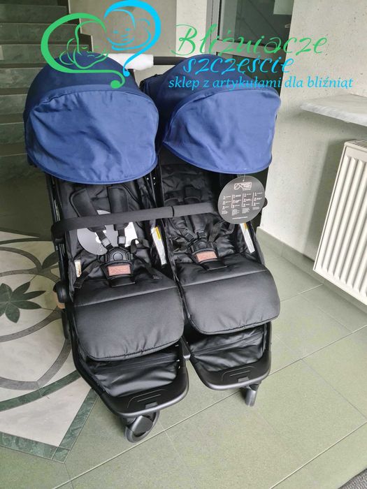 Wózek spacerowy Nano Duo dla bliźniąt NOWY