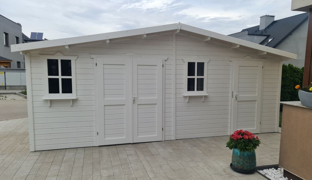 Domek narzędziowy ogrodowy drewniany