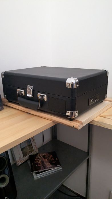 Gira discos portátil Swingson BT Black como novo