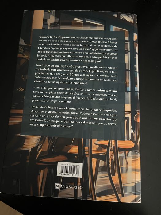 Livro onde me deixaste