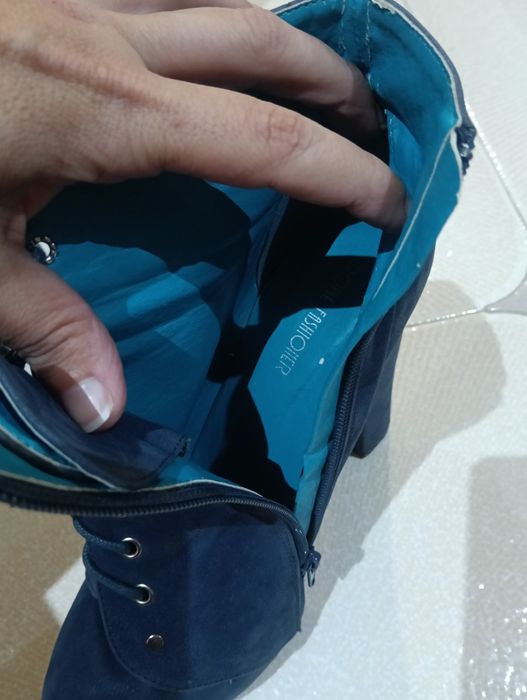 Botins azul marinho
