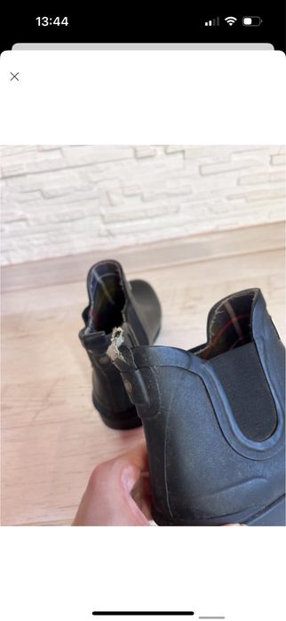 Гумові резинові чоботи черевики barbour