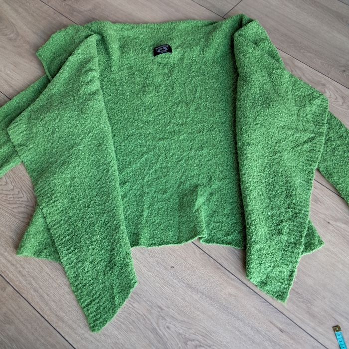 Sweterek narzutka sweterkowa kardigan alpaka uni M-L