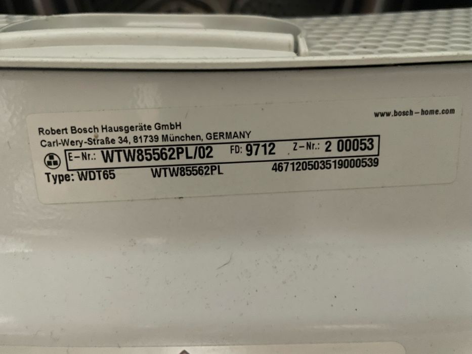 Сушильна машина Bosch 8 серія