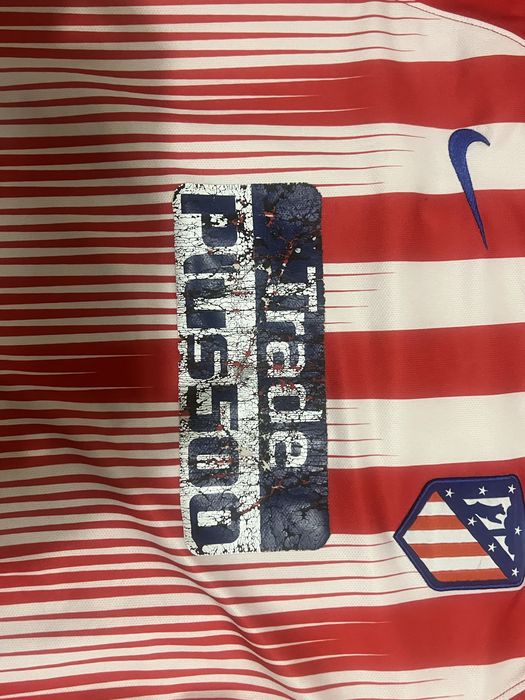 Camisa atletico de madrid vermela