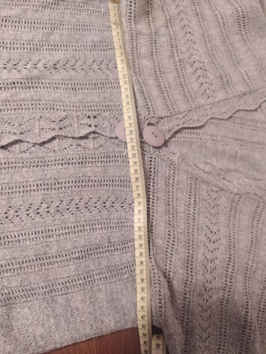 Szara kamizelka M/ narzutka/ sweterek