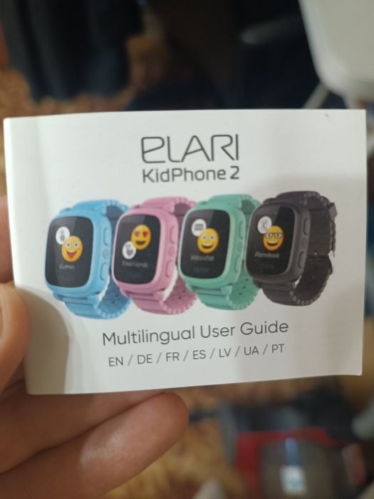 Дитячий телефон-годинник з GPS трекером Elary KidPhone 2 Pink