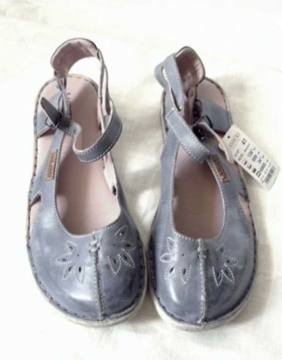 Unikat Skórzane sandałki Lasocki rozm 41 wkładka 26,5 cm