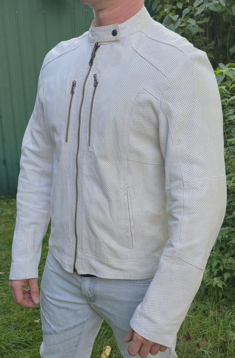 Мужская кожаная куртка Absolute Joy Италия