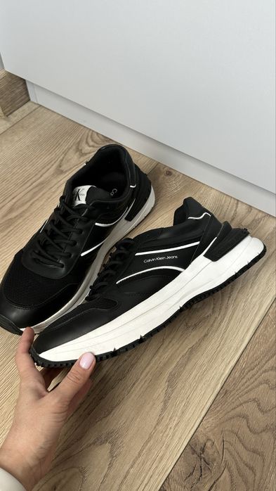 Чоловічі шкіряні кросівки Calvin Klein, р.43, 1 раз обуті