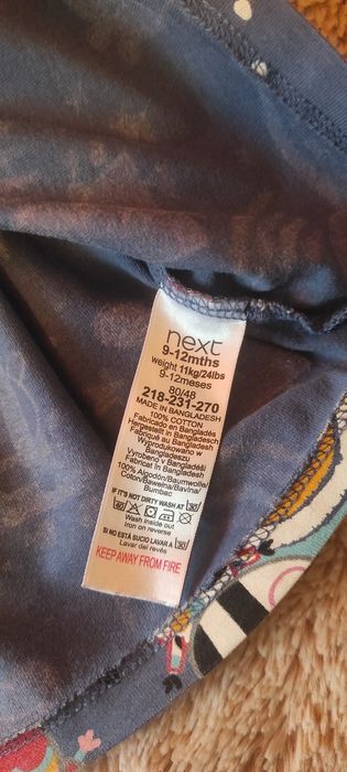 Sukienka Świnka Peppa. Next rozmiar 74/80