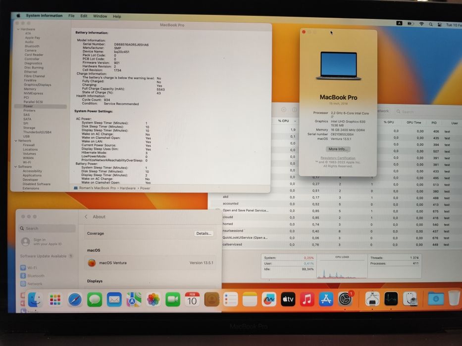 Продам Macbook pro15  i7 16 ram 256.