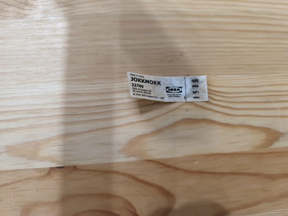 Stół + 4 krzesła Ikea drewniane JOKKMOK