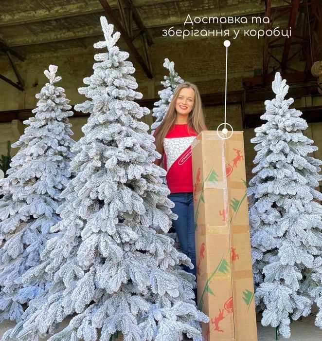 ‼️ Новогодняя елка искусственная литая, ель заснеженная. Видеообзор ‼️