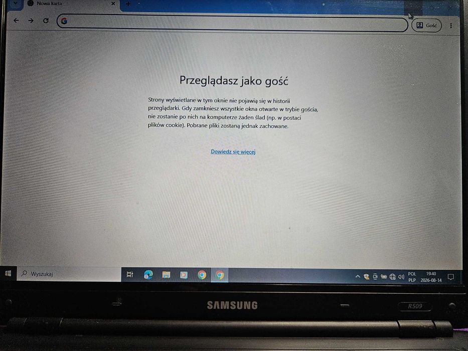 Laptop Samusng r509