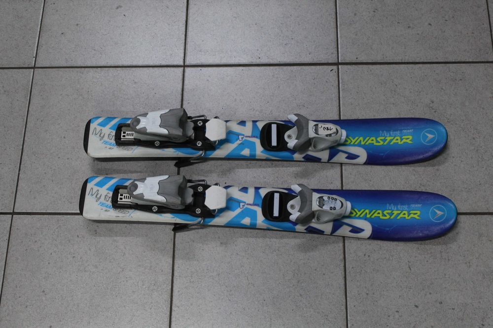 Narty dziecięce DYNASTAR MyFirst 67 cm + wiązania LOOK (na ślizgu jodełka)