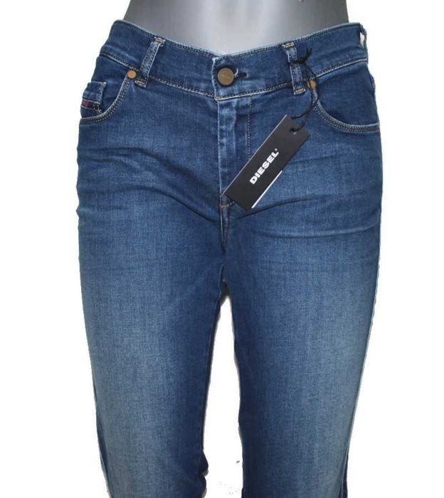 Jeansy Diesel Sandy damskie Slim Straight 086AL nowe orygin. - W25/L34