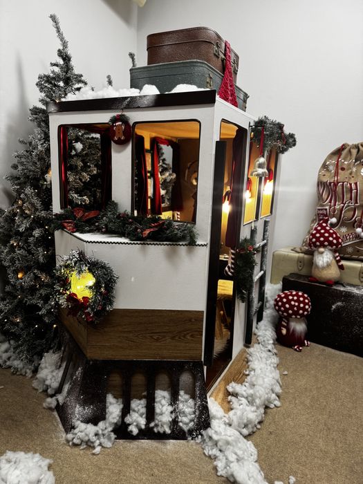 Cenario de Natal comboio