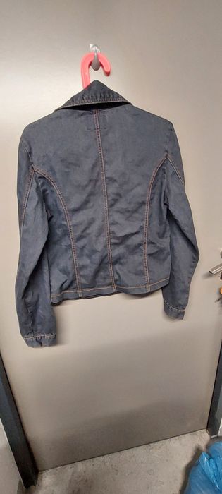 Kurtka jeansowa m ciemny jeans damska