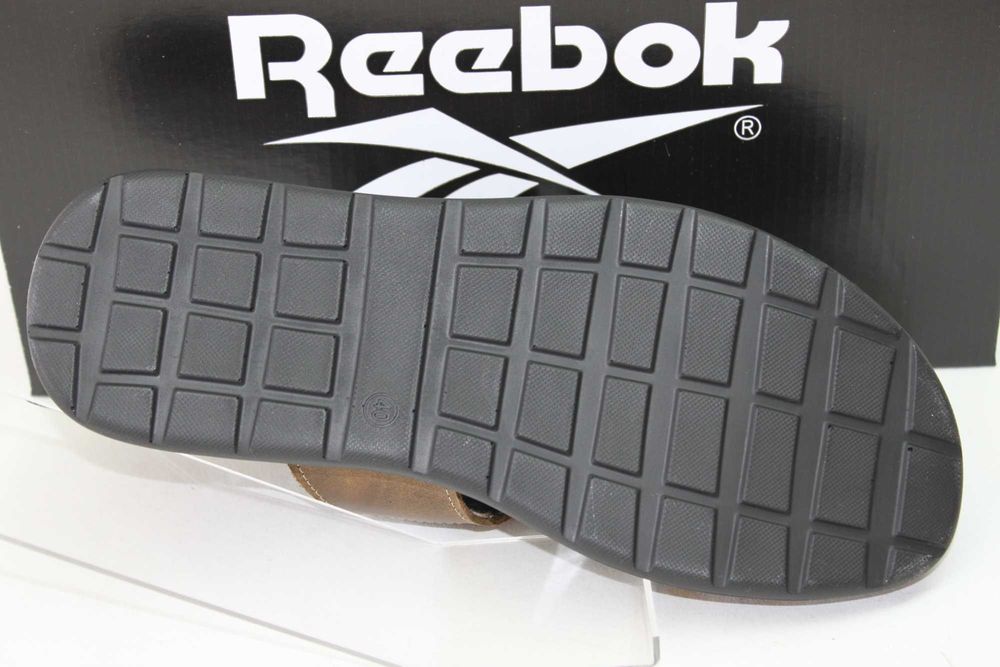 Reebok — кожаные сабо шлёпанцы шлепки ляпанці шльопанки (R-33оливка)